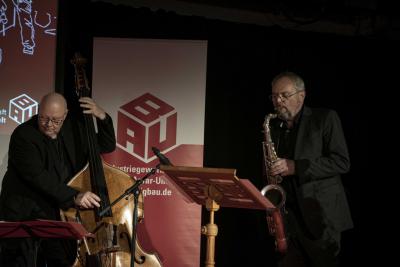 Musiker auf der Bühne