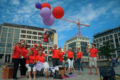 Frauen Aktionstag Hauptwache Bundestagswahl Frauen Aktionstag Hauptwache Bundestagswahl