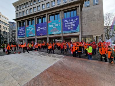 Forstwarnstreik in Stuttgart Forstwarnstreik in Stuttgart