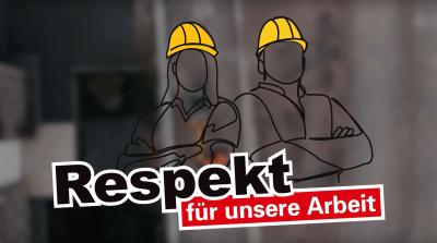 Respekt für unsere Arbeit Respekt für unsere Arbeit