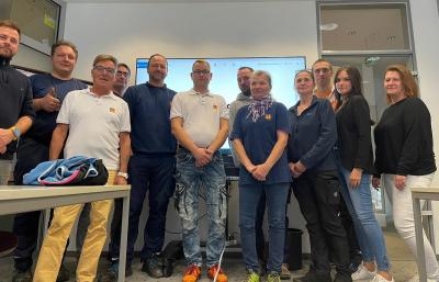 Gruppenfoto des Betriebsrats von Piepenbrock DL Dresden Gruppenfoto des Betriebsrats von Piepenbrock DL Dresden