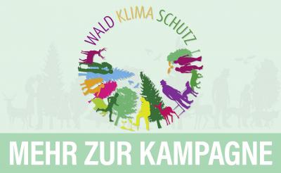Logo zur Kampagne Wald-Klima-Schutz