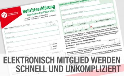 Aufruf: Elektronisch Mitglied werden schnell und unkompliziert