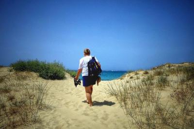 Frau am Strand Frau am Strand