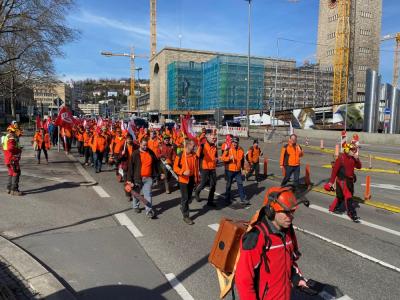 Warnstreik in Stuttgart