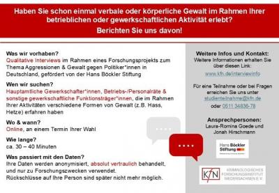 Infos zur Studie Infos zur Studie