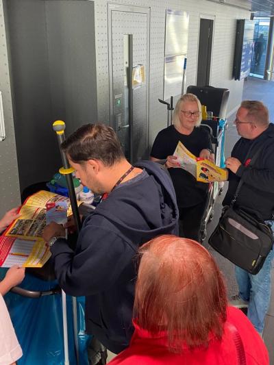 Besuch am Flughafen Leipzig