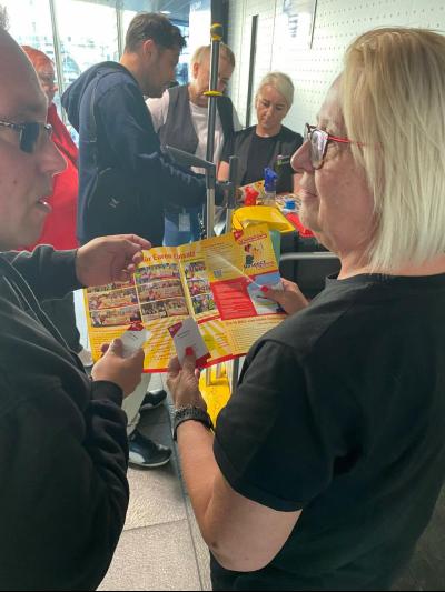 Besuch am Flughafen Leipzig