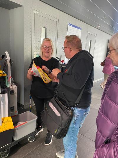 Besuch am Flughafen Leipzig