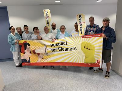 Gebäudereiniger*innen aus Bayern