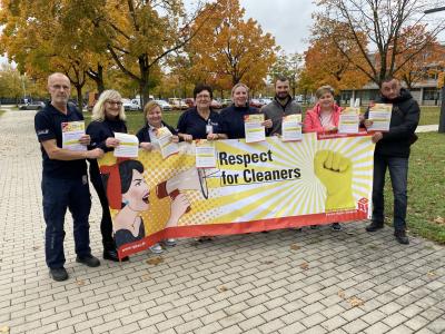 Gebäudereiniger*innen aus Bayern