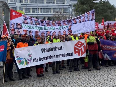 Demonstration in Potsdam