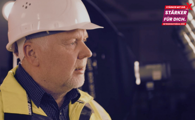 Jörg Oehmigen im Video. Dazu das DGB-Logo zur Betriebsratswahl 2026.