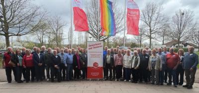 Gruppenfoto der Teilnehmer*innen der 9. Bundesseniorenkonferenz