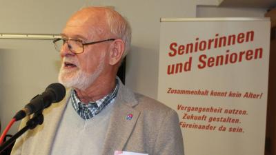 Robert Schneider bei der 9. Bundesseniorenkonferenz