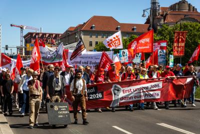 Demozug am 1. Mai 2026 in Berlin Demozug am 1. Mai 2026 in Berlin
