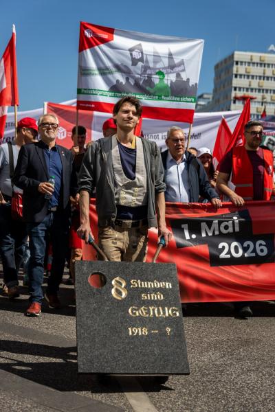 Demonstration zum 1. Mai in Berlin