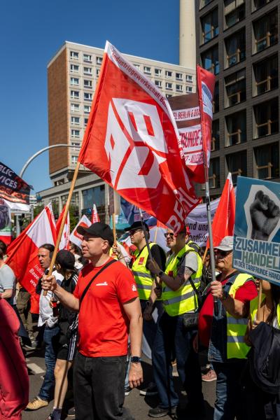 Demonstration zum 1. Mai in Berlin