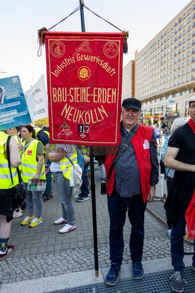 Demonstration zum 1. Mai in Berlin