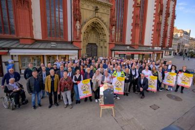 Teilnehmer*innen des Workers' Memorial Day
