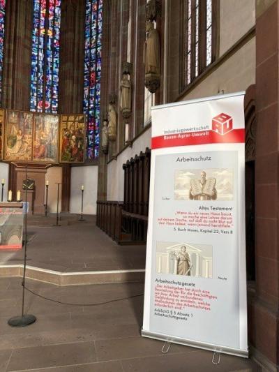 Carsten Burckhardt beim ökumenischen Gottesdienst zum Workers' Memorial Day 2026 in Würzburg