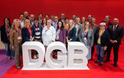 Die IG BAU Delegation beim 23. Bundeskongress des DGB