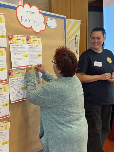 Teilnehmer*innen am Aktionsseminar der IG BAU Region Bayern Teilnehmer*innen am Aktionsseminar der IG BAU Region Bayern