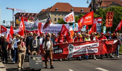 Demonstration zum 1. Mai 2026