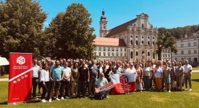 Teilnehmende der Betriebsrätekonferenz der IG BAU Bayern am 16.7.2026