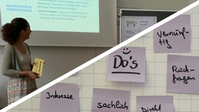 Seminarleiterin und erarbeitete Inhalte