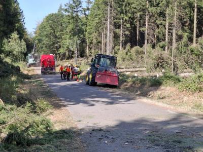 Riegelstellung zur Waldbrandbekämpfung Riegelstellung zur Waldbrandbekämpfung