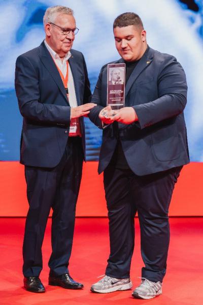 Robert Feiger mit Max Schneller