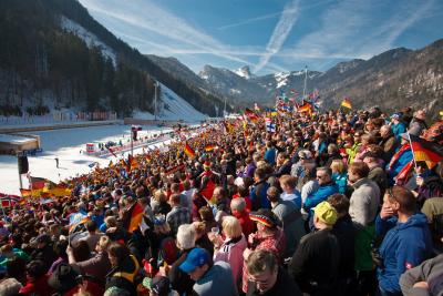 Biathlonwettkampf in Ruhpolding Biathlonwettkampf in Ruhpolding